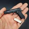 2026 New Mini 1:3 Full Metal 1911 Gun Model Toy Keychain Pendant Removable Decompression Gadget for Men Gift Desk Decoration