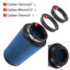 RASTP-Universal 3" 3.5" 4" Car High Flow Cold Air Intake Air Filter Conical Washable Air Filters For Race Car 10.6" Tall OFI141