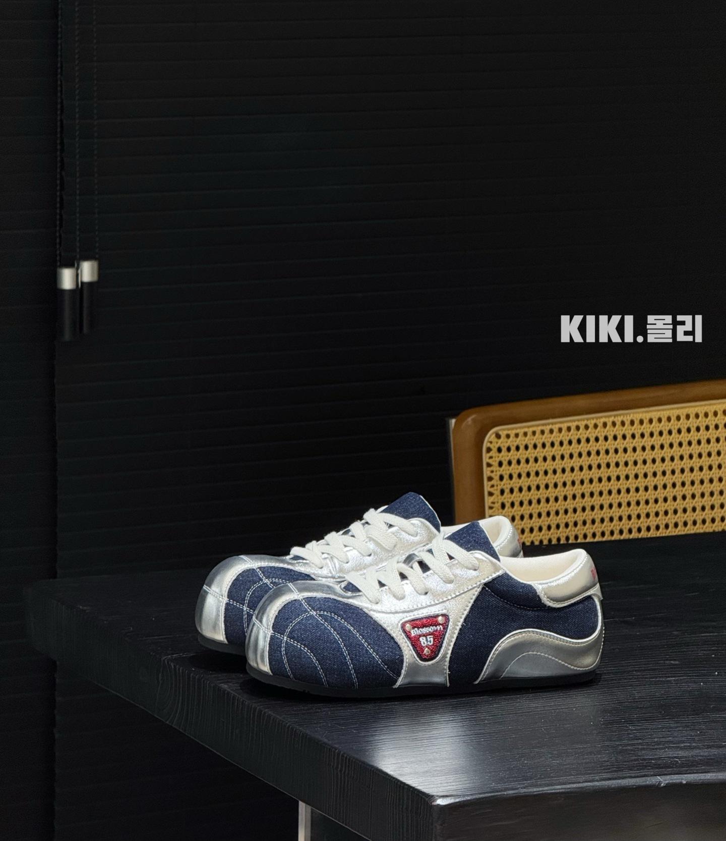 

Ugly cute big head puff German training shoes women s inner height increase 2025 new niche casual versatile sports Forrest Gump board shoes 39 джинсовый