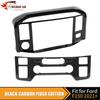 Carbon Fiber Central Control Panel Cover AC+Navigation Tirm for Ford F150 +