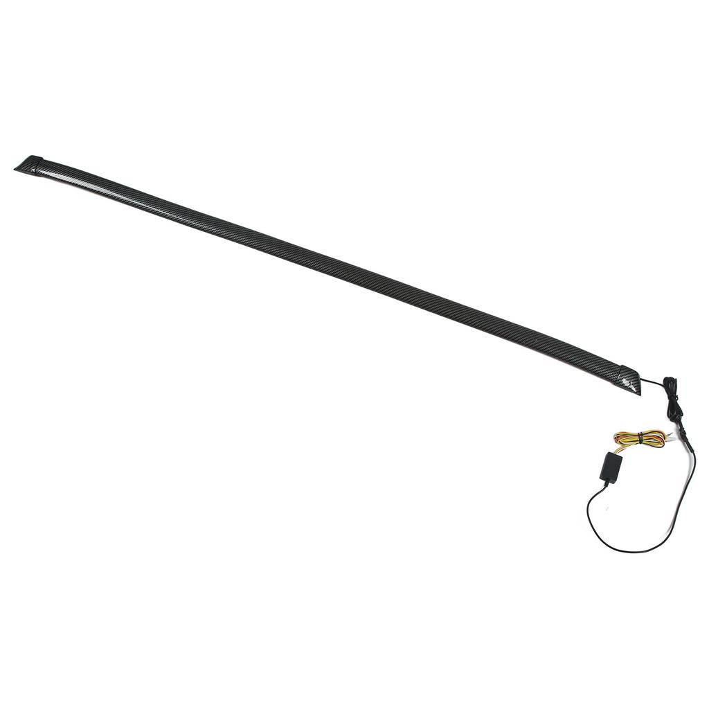4,2ft Zadní střešní spoiler s červeným LED světlem DC12V, samolepicí lišta pro exteriér automobilů