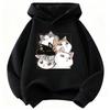 Comfortable Warm Hooded Kids Cat Design Children's Sweatshirt Cute Hoody for Boys Girls Autumn Spring Casual Hoodies