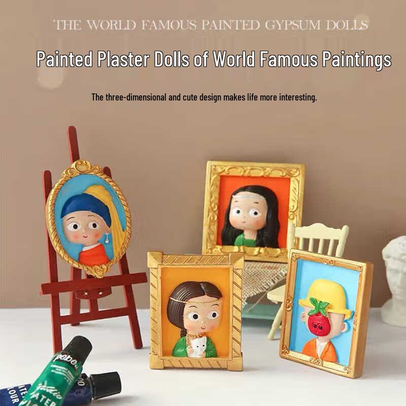 DIY Plaster Figurine Painting Craft Kit