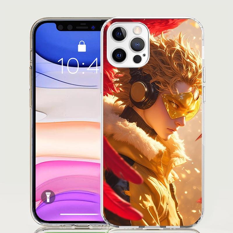 Hawks MHA My Hero A-Academy Phone Case For iPhone 17 Air 16 15 Plus 11 14 Pro Max 13 Mini 12 7 8 + SE Pattern Art Customized Cov