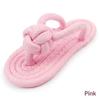 New Cotton Slipper Rope Dog Chew Toy Molar Teeth Training Interactive Play Toy For Small Large Pet Dog Daily Accessory