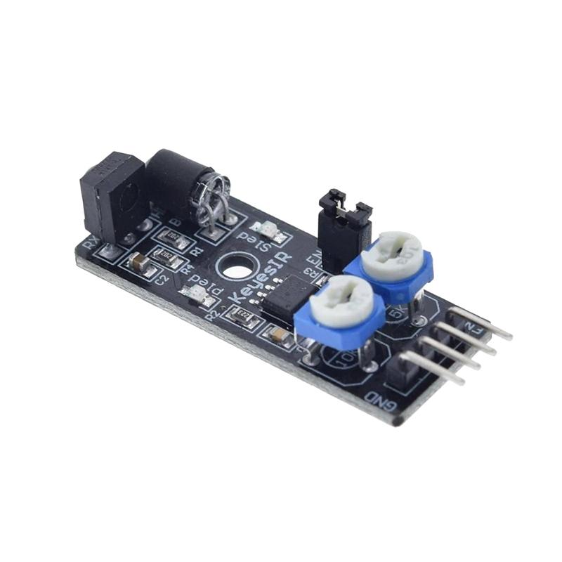Ir Obstacle Avoidance Sensor Module Adjustable Infrared Proximity Switch For Smart Car And Robot Diy