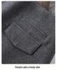 Women's Grey Wool Blend High-Waisted A-Line Skirt - Autumn/Winter 2025 Collection