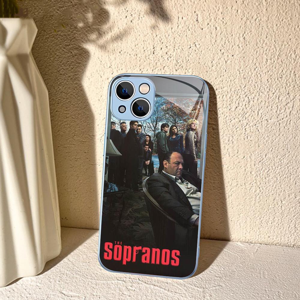 The Sopranos TV Phone Case For IPhone 14 13 12 Mini 11 Pro XS Max X XR 14 Plus Tempered Glass Cover