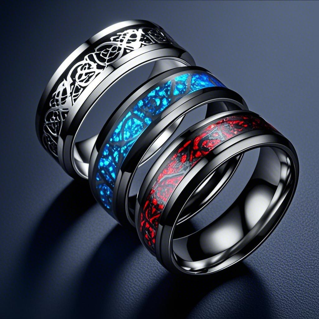 Prsten z titanové oceli s dračím vzorem v evropském a americkém stylu - Odolný, nevybledávající šperk z nerezové oceli
