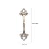 1Set Delicate Drawer Pull Handles Premium Zinc Alloy Pulling Handles for Cabinets Closets Wardrobes Kitchen Cabinets Decorative