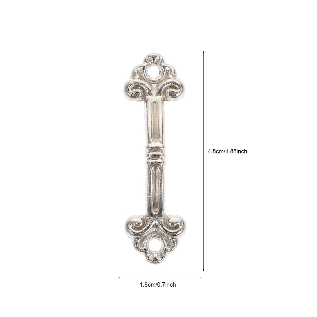 1Set Delicate Drawer Pull Handles Premium Zinc Alloy Pulling Handles for Cabinets Closets Wardrobes Kitchen Cabinets Decorative