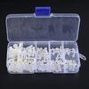 150 stuks doosset van witte nylon kruiskop schroeven met ronde kop, zeskantmoeren, ringen M2-M5 combinatieset