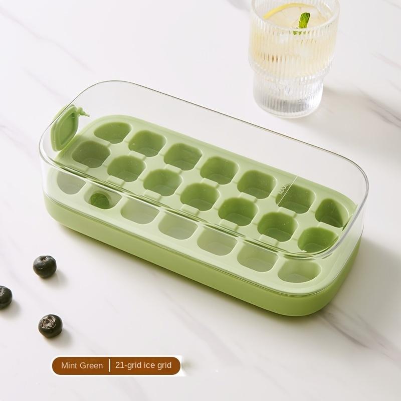 Silicone Ice Cube Tray With Quick-Release Press Design Food Grade Material Multifunctional Storage Ice Mold For Home Outdoor Kitchen Use