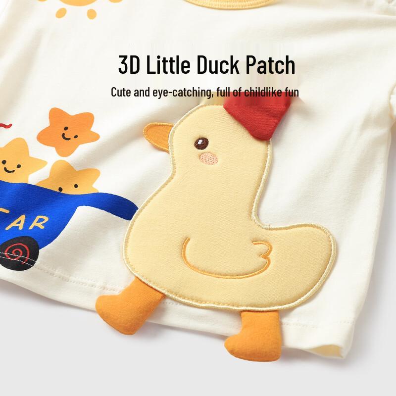 Youqi Baby Unisex Summer Short Sleeve Pants Set