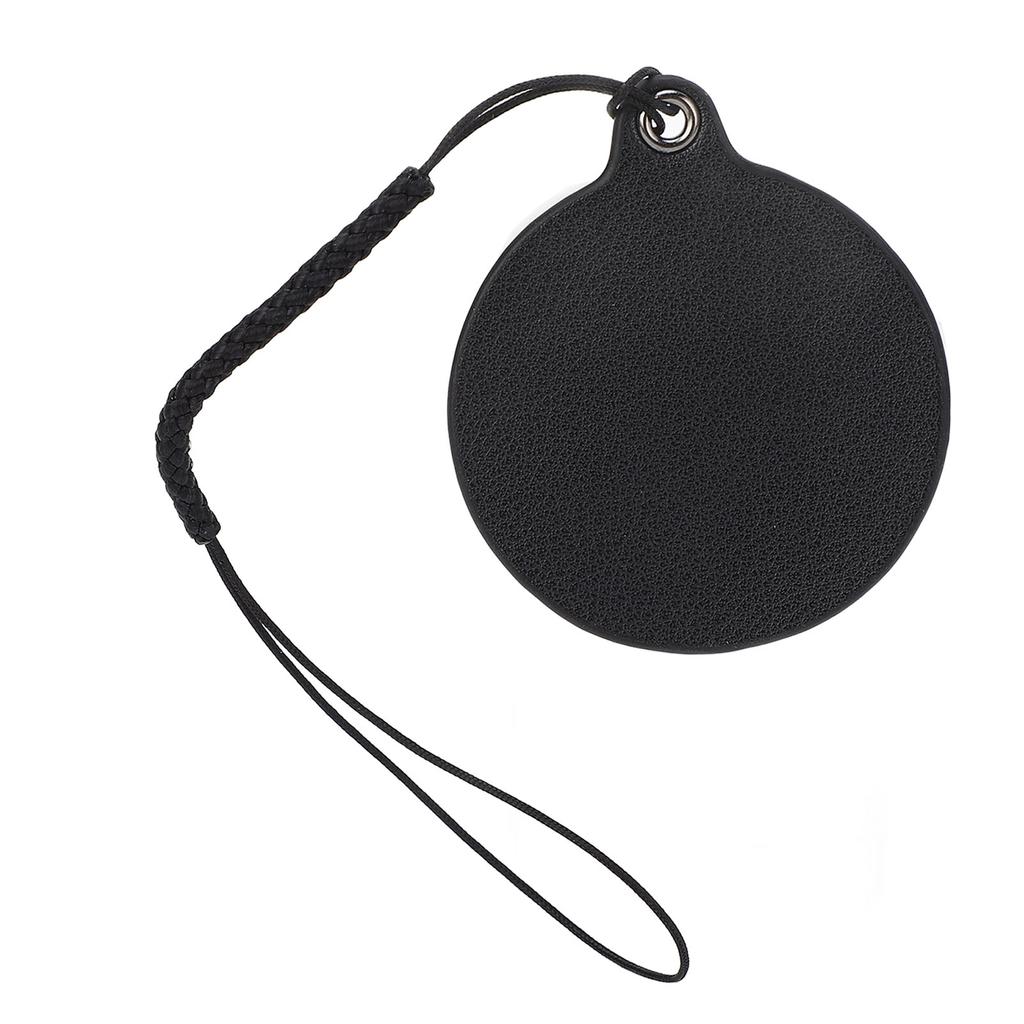 Objektivschutzkappe für EVO Print Kamera, Objektivabdeckung aus echtem Leder mit Trageseil, 4,7 cm Durchmesser