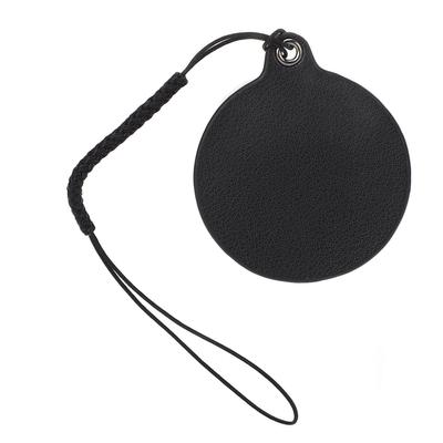 Objektivschutzkappe für EVO Print Kamera Echtes Leder Objektivabdeckung mit Trageschlaufe 4,7cm