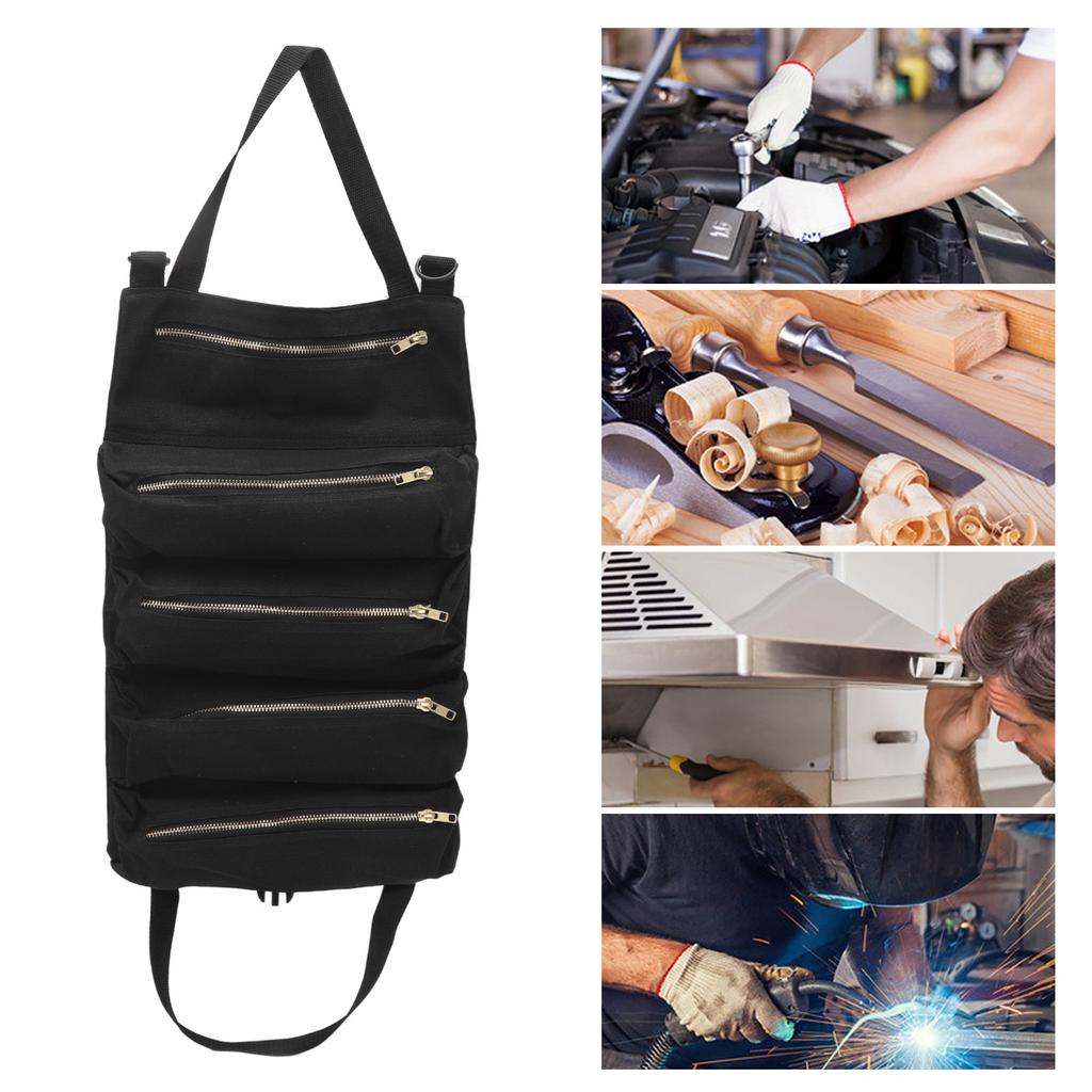 Car Back Seat Tool Storage Bag   Garden Foldable   Tools Pouch Bag for Pliers Wrench