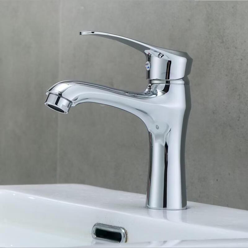 

OEING Brass White Horse Single-Handle Basin Faucet