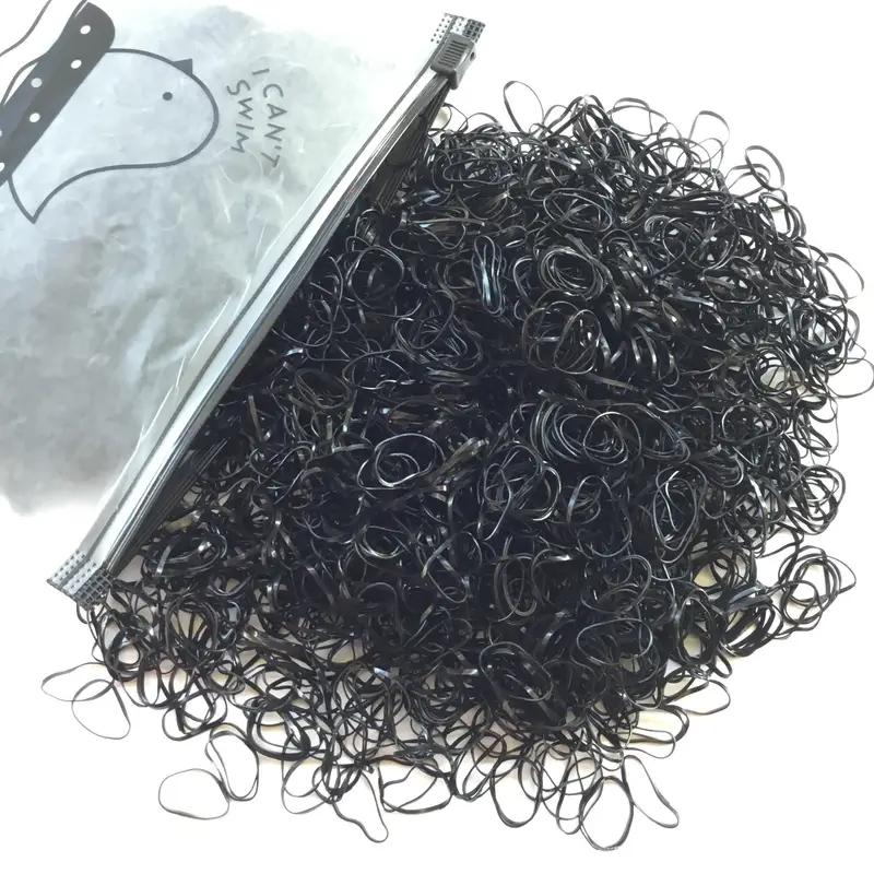 2000Pcs Girls Colorful Small Disposable Hair Bands Elastic Hair Tie Children Ponytail Holder Rubber Bands Kids Hair Accessories