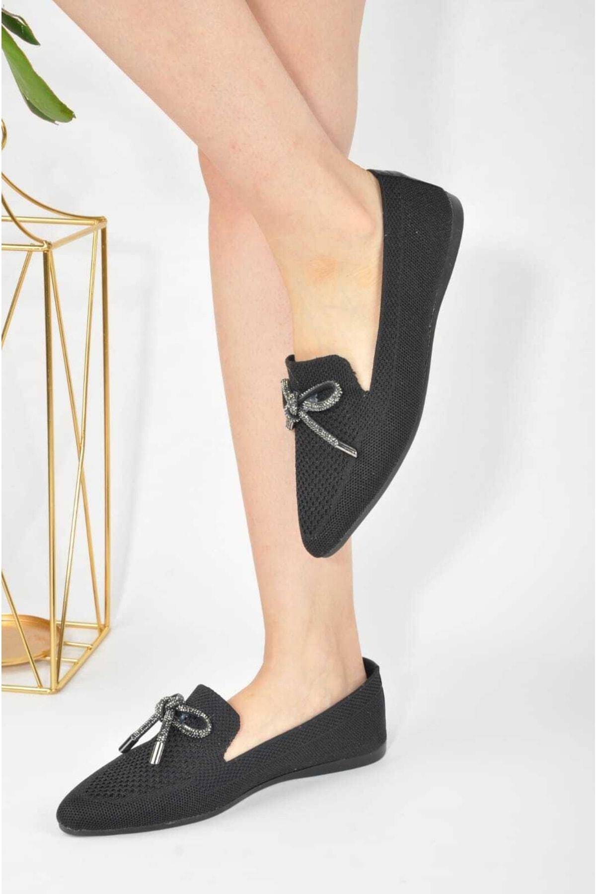 

Женские туфли на плоской подошве Трикотаж Трикотажные балетки