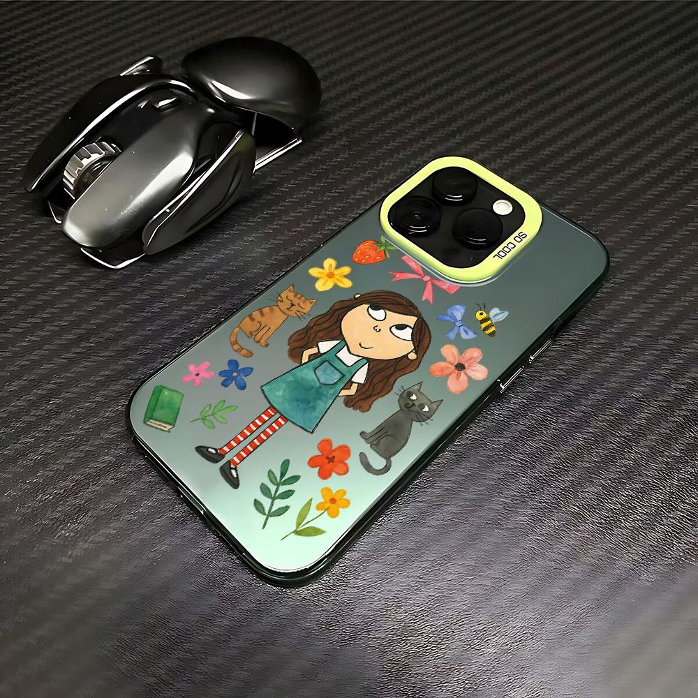 Cartoon Charlie and Lola Phone Case for Xiaomi Redmi Note 7 8 9 9S 10 11 12 13 14 15 Pro Plus 4G 5G Anti Fall Matte Back Cover