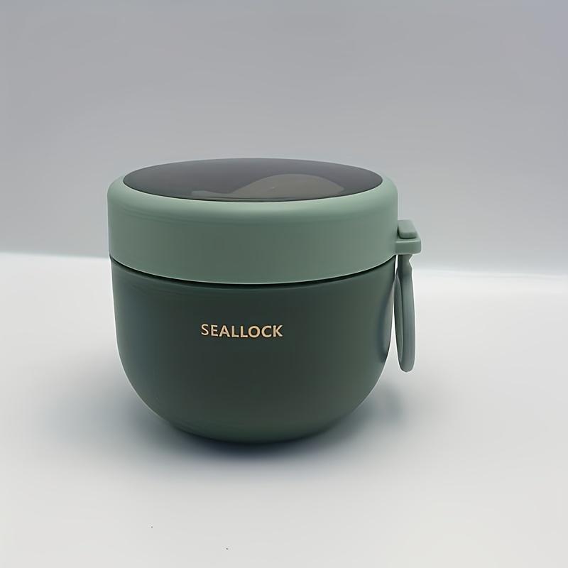 Plastový obědový box s polévkovou miskou, přenosný a odolný venkovní bento box pro kempování a pikniky, zpět do školy