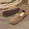 Niche High-end Men's Shoes Genuine Leather Breathable Loafers Men's Spring and Summer Casual One Foot Lazy Shoes Retro Fashion