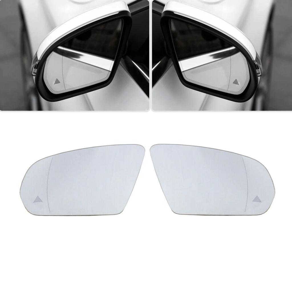 Right Side Wing Rearview Mirror Glass Blind Spot Heated for Mercedes-Benz C,E,S,GLC Class W205 W222 W213 X253 2013-