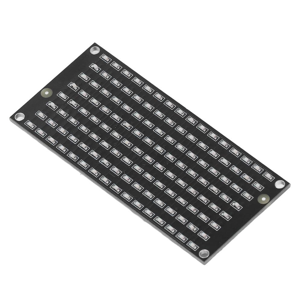DC3.3‑5V LED Display Module 128pcs Beads Single Board Computers LED Control Module  Temperature