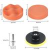 11Pcs Car Buffing Pads For Drill Polishing Kit, 3Inch Foam Polishing Pads, Car Buffers And Polishers Kit, Wool Pads Wax Buffer Drill Polisher