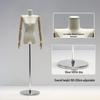Korean Style Women's Clothing Display Mannequin with Flat Chest and Square Shoulders