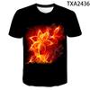 New Men Women Children Summer Flower 3D Print Short Sleeve T Shirt Fashion Casual Harajuku Streetwear Tops Cool Tees