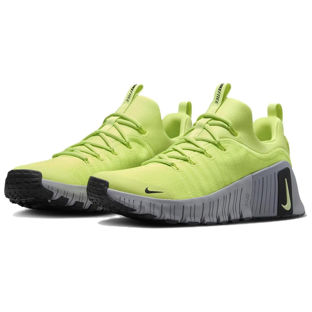 Nike Free Metcon 6 Light Lemon Twist Men Sneakers Green Cement-Grey Black FJ7127-700