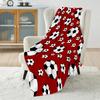 Football Theme Blanket, Soft Throw Blanket for Home Bedroom Bed Sofa Picnic Travel Office Rest Cover Blanket Kids Birthday Gift