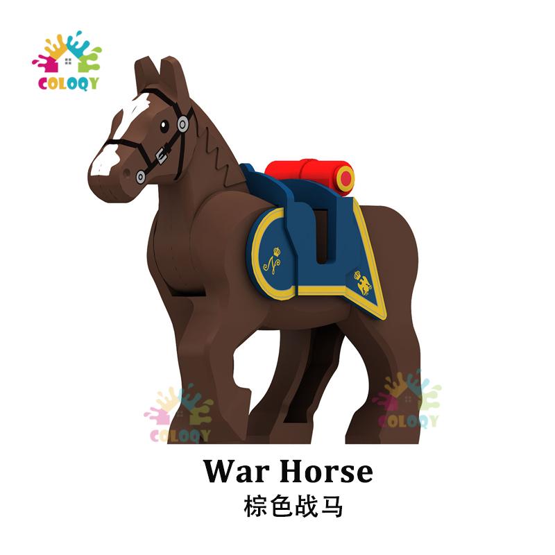 Дитячі Іграшки Наполеонівська Кавалерія Будівельні Блоки Військовий Кінь Сідло Солдати Міні Фігурки Іграшки Для Дітей Різдвяні Подарунки