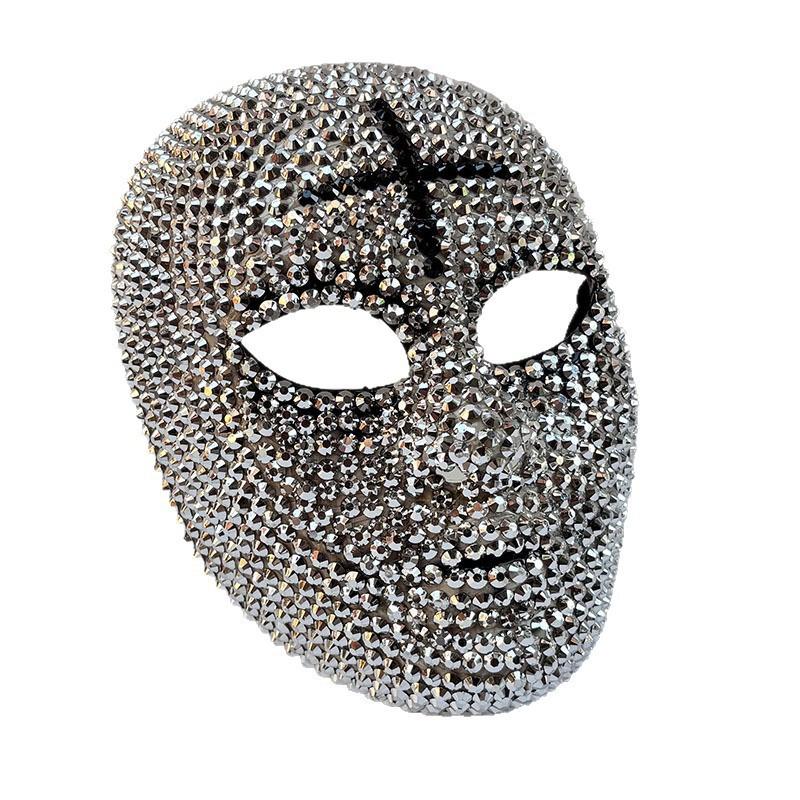 Fancy Rhinestone Masquerade Mask Halloween Christmas Party Sparkly Eye Costume Events