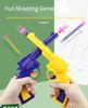 Kids Interactive Shooting Toy Gun Set Preschool Boys Educational Plastic Toy Pistol with Safe Soft Darts for Parent-Child Fun