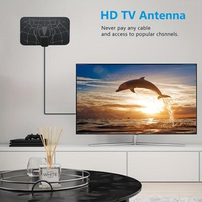 Dijital TV anteni Yüksek kazançlı HDTV dijital 50 mil iç mekan anteni