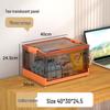 Large Foldable Three-door Student Book & Clothing Organizer Box