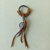 Fashion Leather Tassel for Women Men Girl Pendant Lobster Clasp Key Chains Rings Bag Accessories Bag Charm