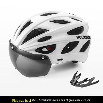 Rockbros Large Size Bicycle Helmet with Goggles