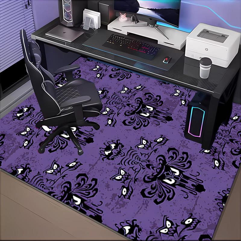 Custom Name orror characters Collage Rug for Living Room, Game Rooms, Office, Bedroom, Floor Mat Playful Design, fan gifts Christmas decor