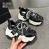 Dad Shoes Spring and Autumn Retro Thick-soled Small Breathable Casual Sneakers