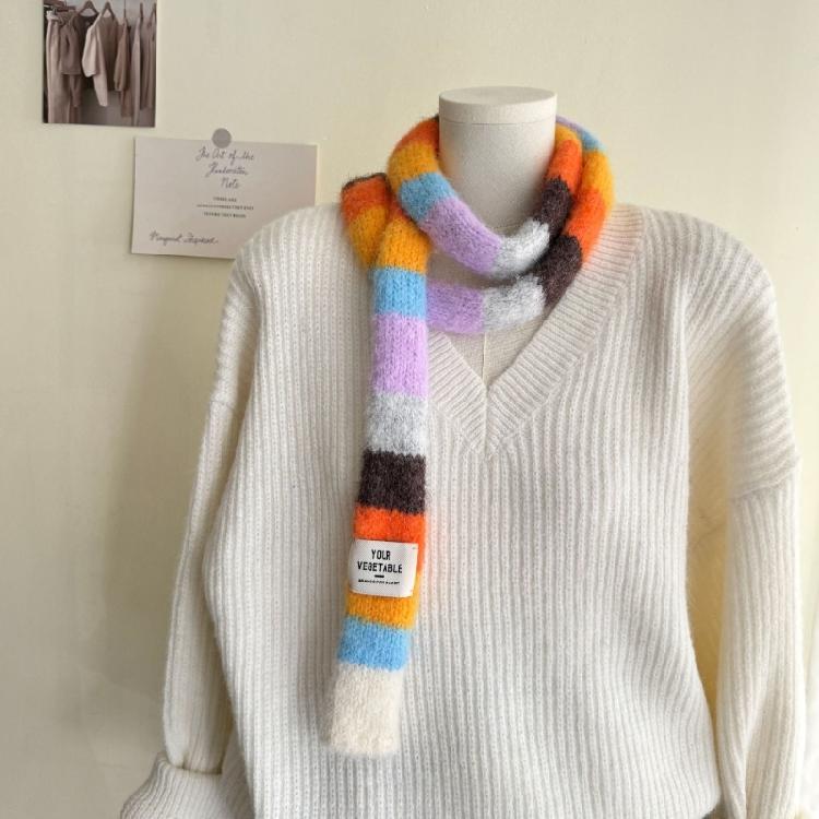 Elegant Multipurpose Scarf Sophisticated Girls Neckerchief Punk Decorative Scarf for Adding Personality to Any Ensemble