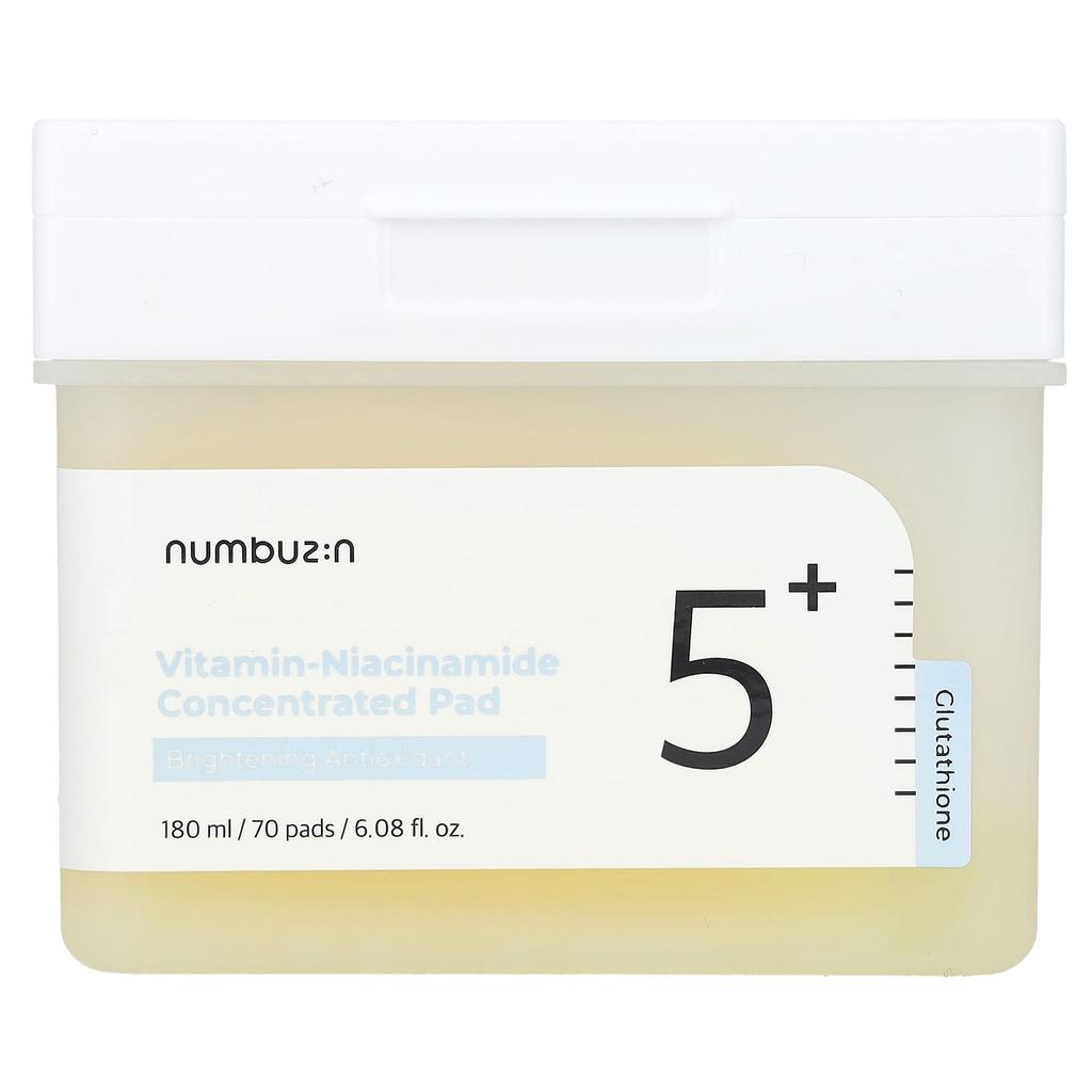 No.5 Vitamin-Niacinamide Concentrated Pads, 70 Sheets, 180Ml(6.08Fl Oz)
