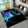 3D Cartoon Game Gamer Gamepad Area Rug Large,Carpet Rug for Living Room Kids Bedroom Sofa Doormat Decor,Child Non-slip Floor Mat