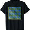 Wellenoptische Illusion T-Shirt