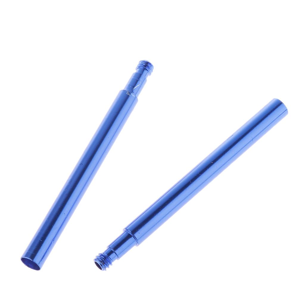 2pcs Bike 70mm / 2.76\\\\\\\'\\\\\\\' Alloy Presta Valve Extender