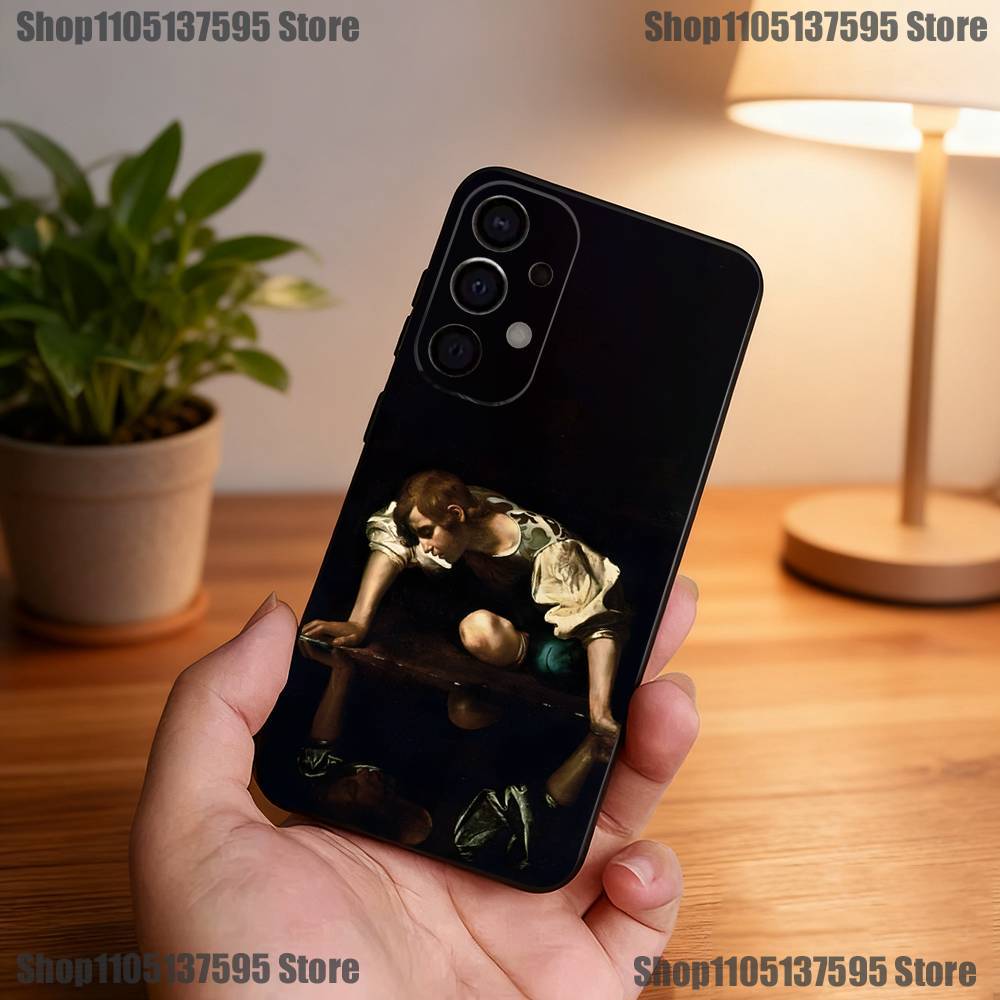 Caravaggio Paintings Phone Case For Samsung S25,S24,S21,S22,S23,S30,Ultra,S20,Plus,Fe,Lite,5G Black Cover