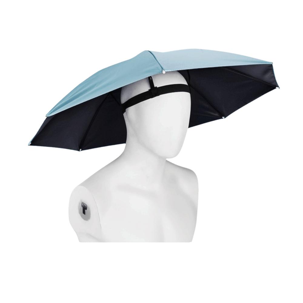 Foldable Design Head Umbrella Hat Windproof Sun Umbrella Head Hats Portable Umbrella Hat  Outdoor